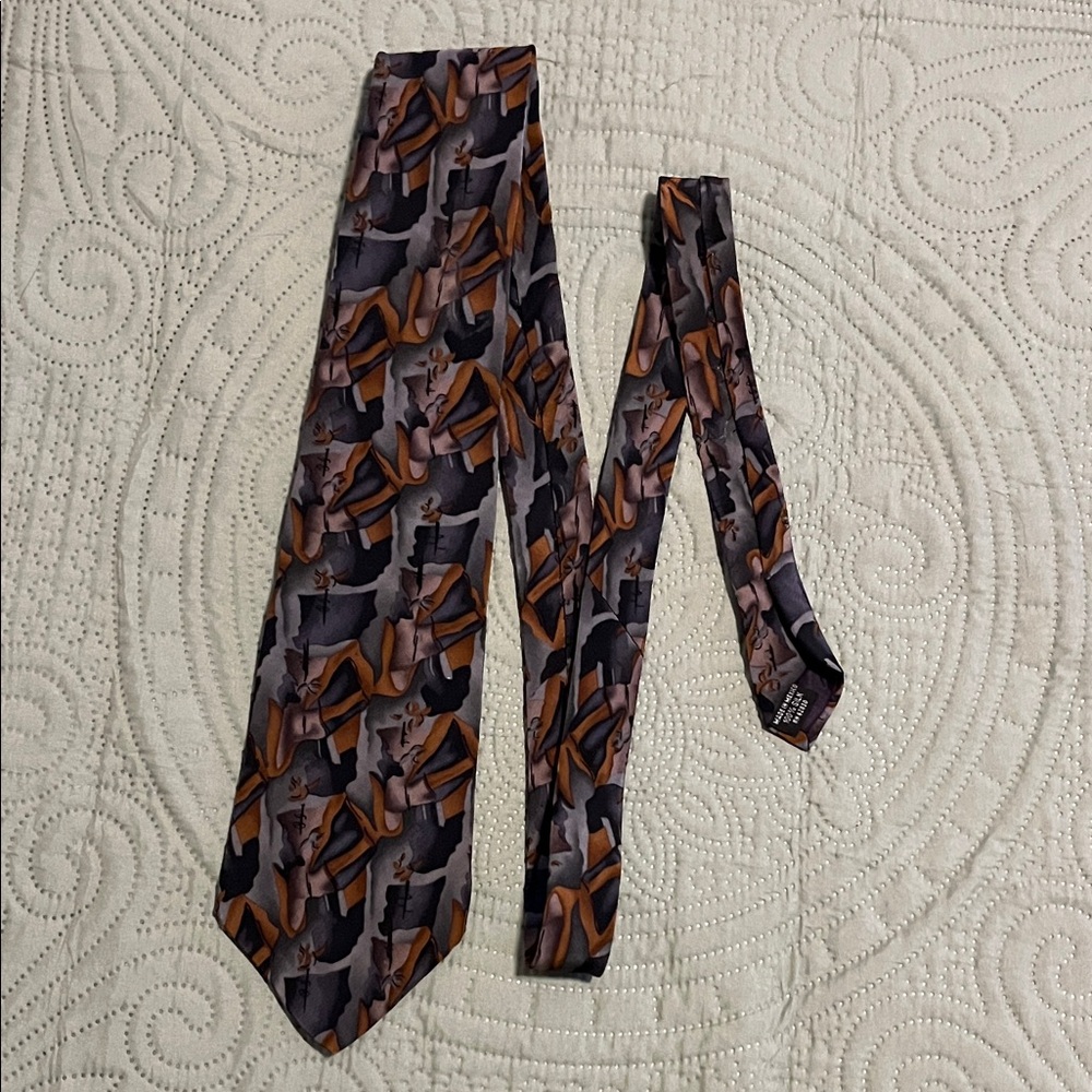 Cocktail Collection Silk Stylish Patterned Tie Up… - image 1
